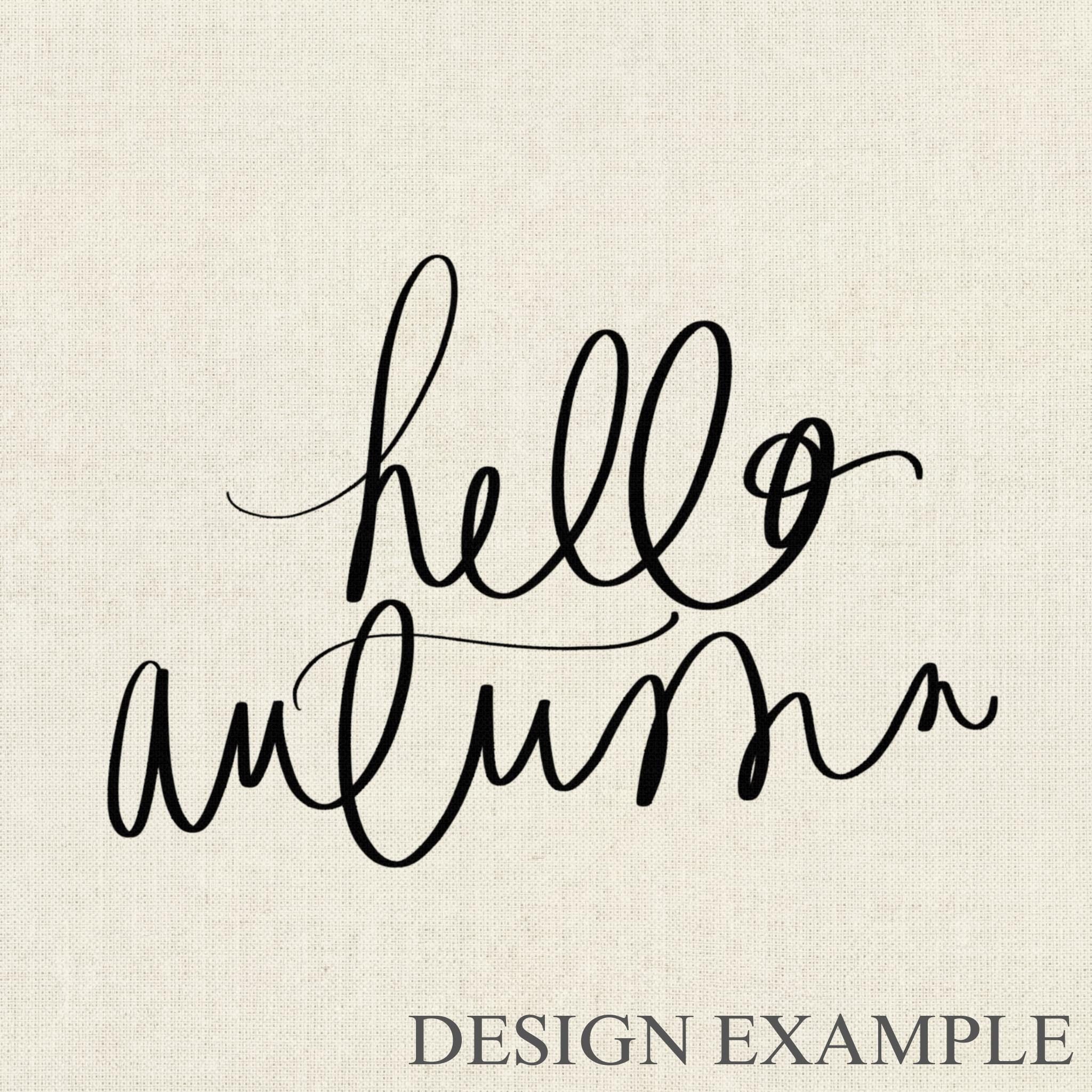 Wine Bags - Hello Autumn