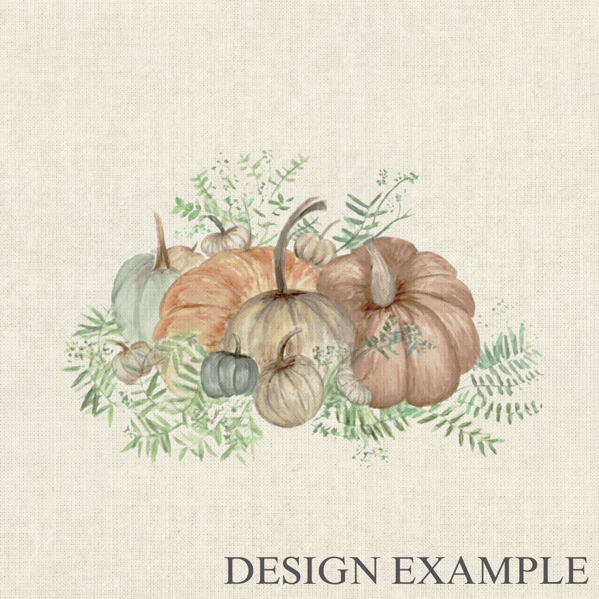 Wine Bags - Pumpkin Bunch Watercolor