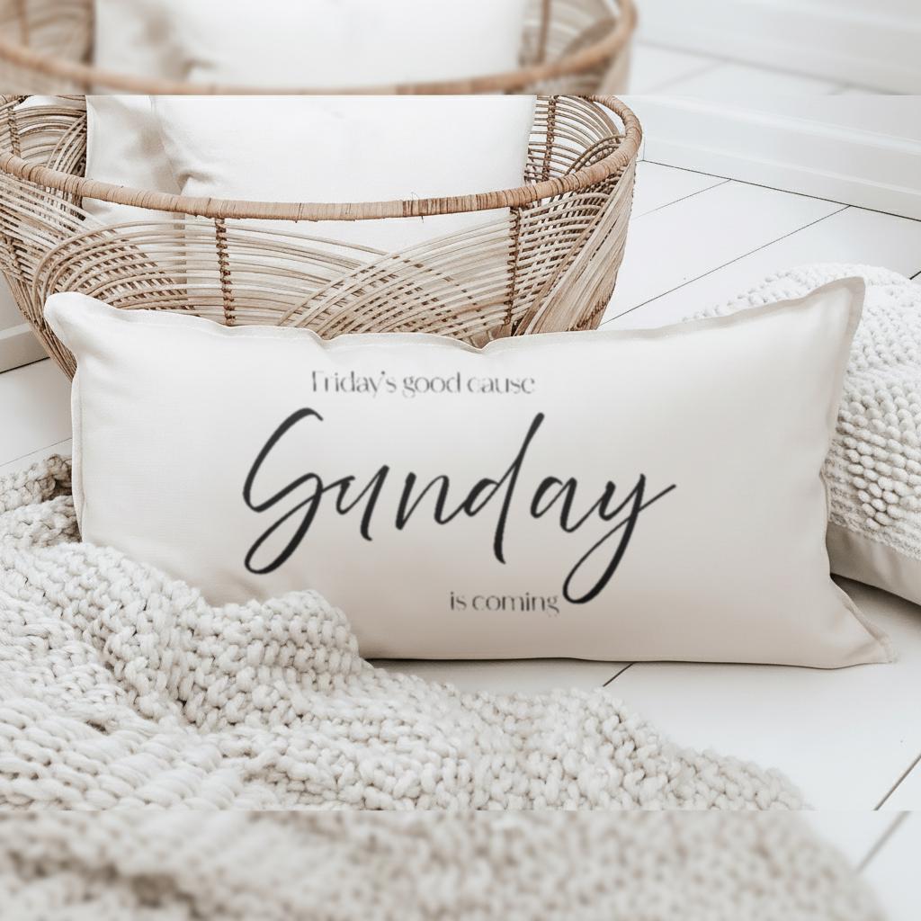 Lumbar Pillows - Sunday Is Coming