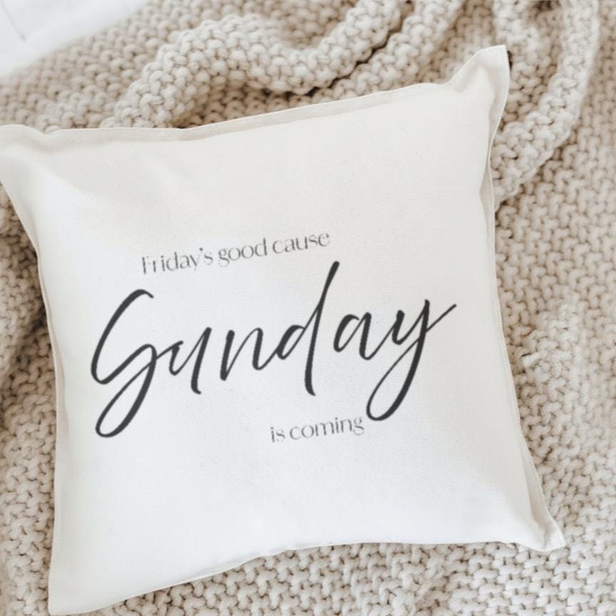 Throw Pillows - Sunday Is Coming