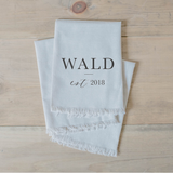 Personalized Last Name Napkin