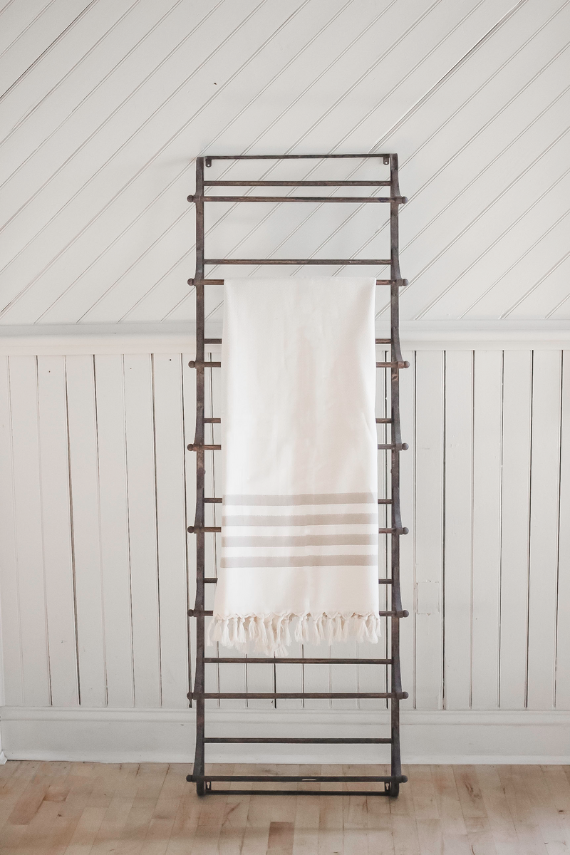 Floral Bike Watercolor Throw Blanket