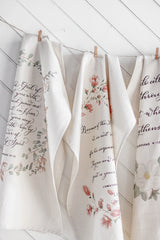 Psalm 139 Hanging Tea Towel
