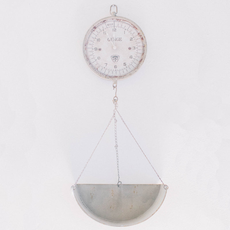 Vintage Produce Scale Clock
