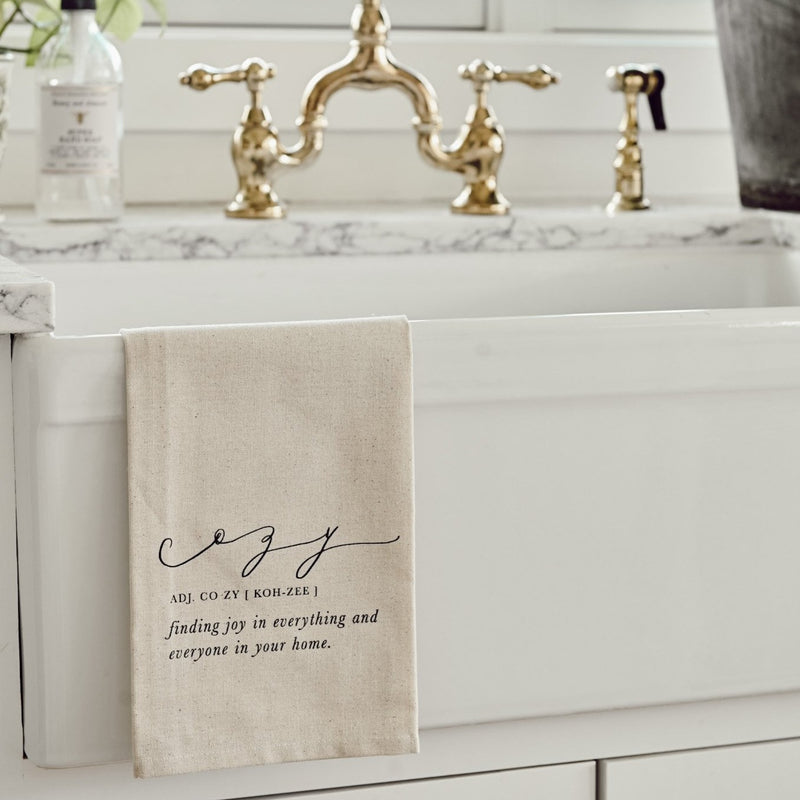 Cozy Definition Tea Towel