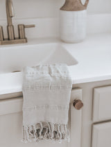 Textured Lines Tea Towel