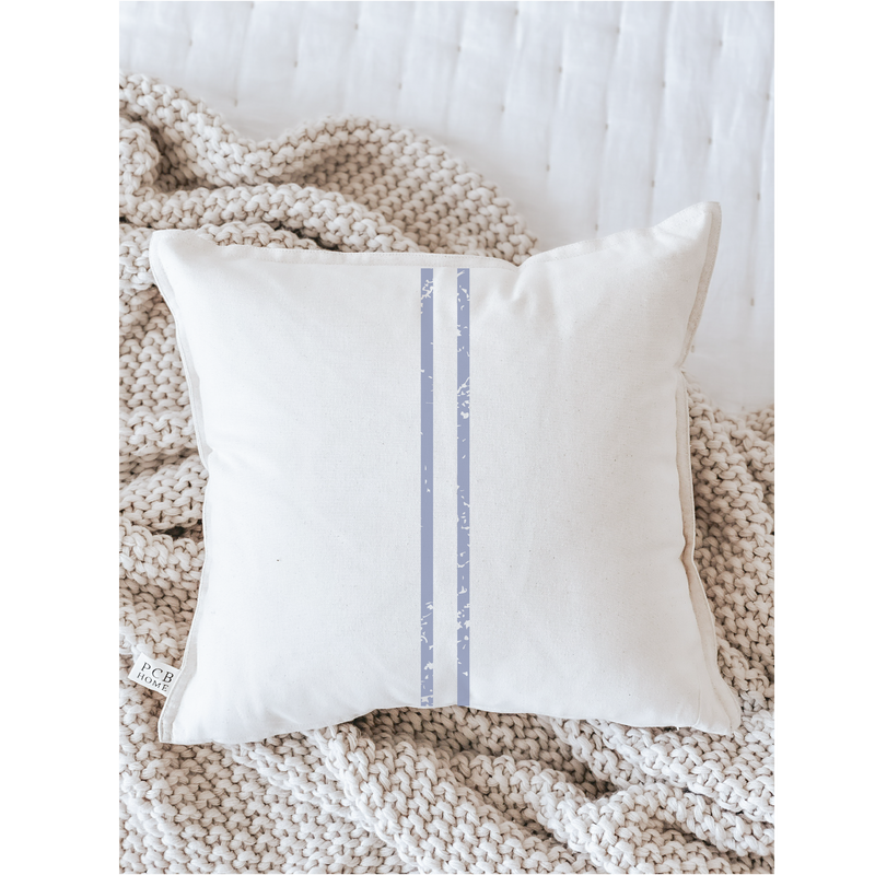 Two Stripe Grain Sack Pillow