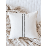 Two Stripe Grain Sack Pillow