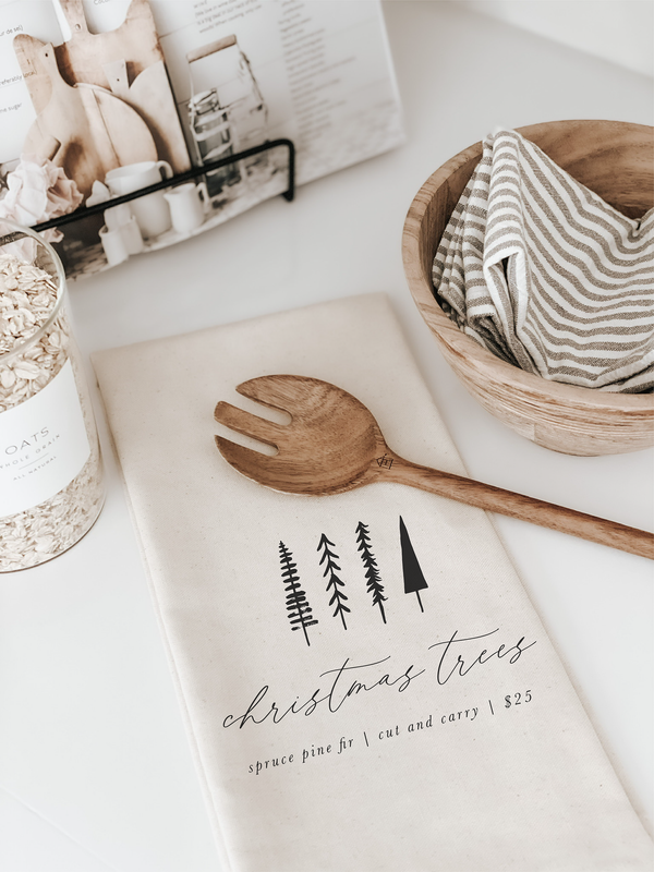 Christmas Trees Tea Towel