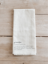 Grandpa Definition Tea Towel