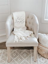 Live Simply Throw Blanket