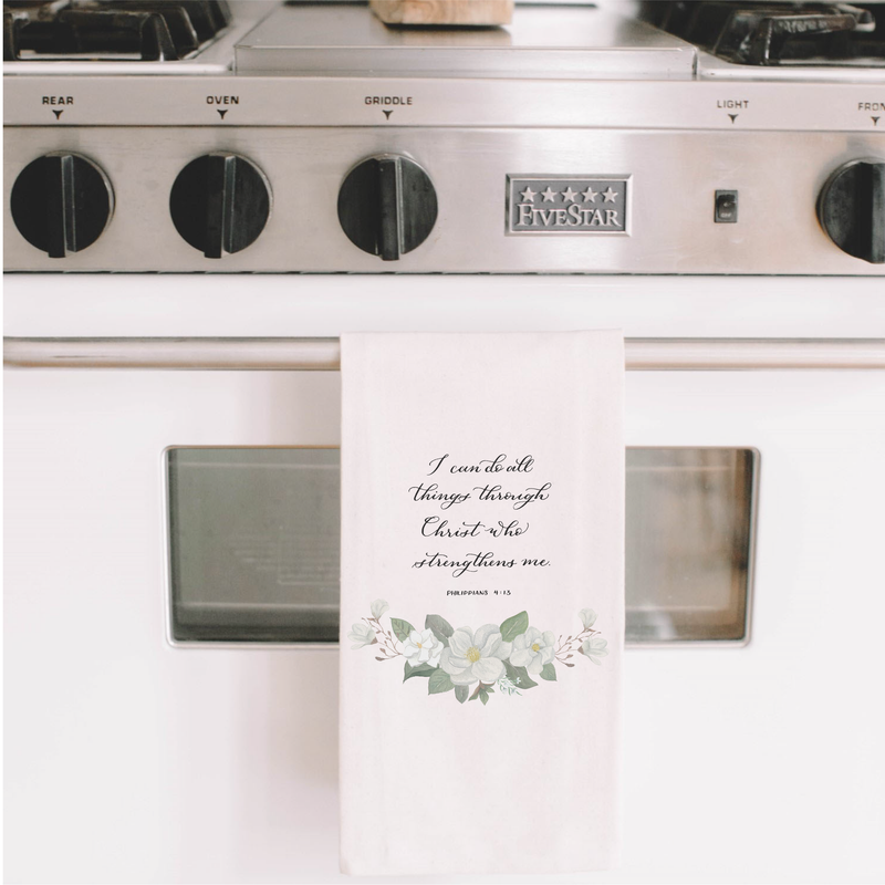 Philippians 4 Tea Towel