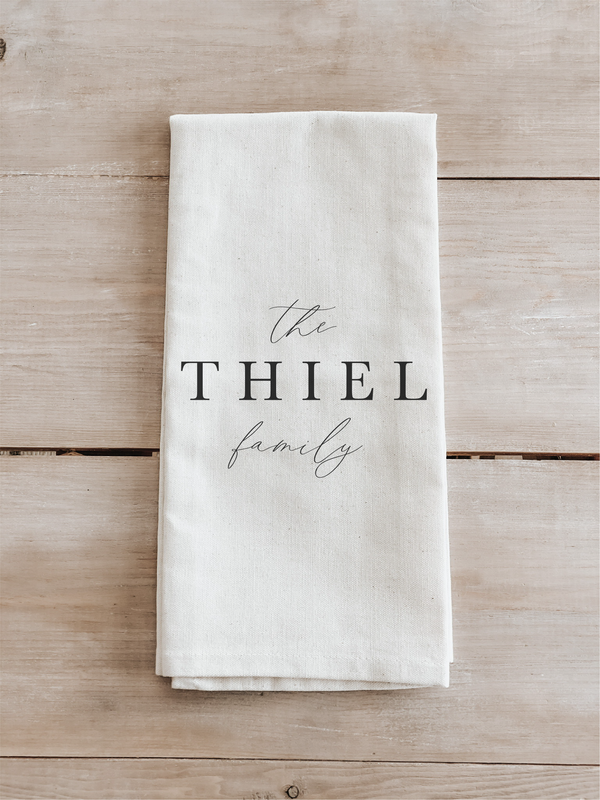 Personalized The Family Kitchen Towel